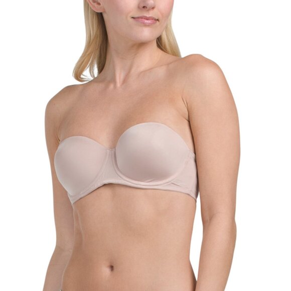 CALVIN KLEIN Cedar Pure Micro Lightly Lined Strapless Bra - Picture 1 of 2